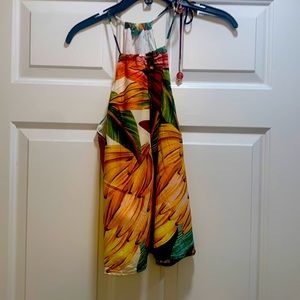 FarmRio colorful halter top